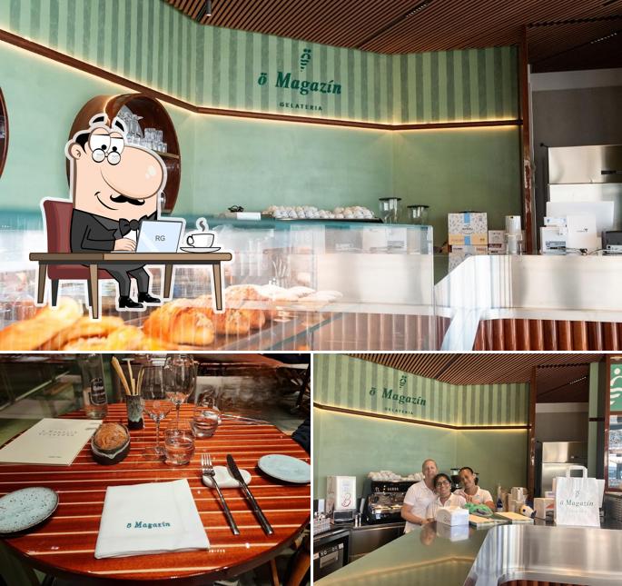 Gli interni di Ö Magazín Al Pörto