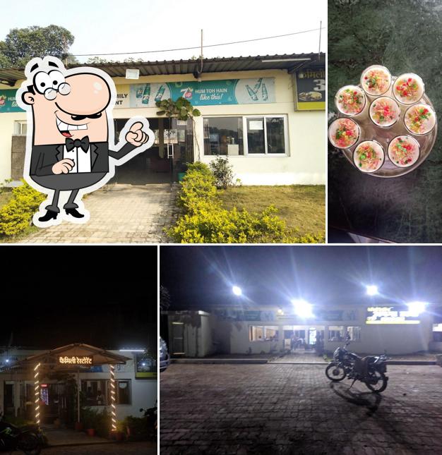 The exterior of Apna Dhaba and Family Restaurant
