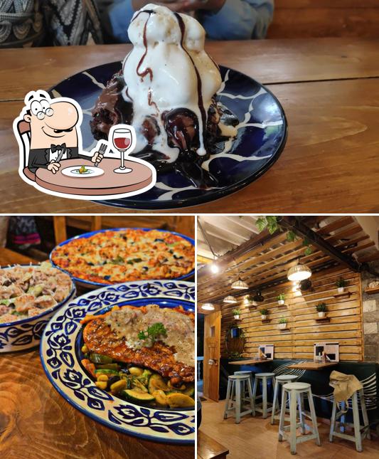 Among different things one can find food and interior at Cafe Made In 2020