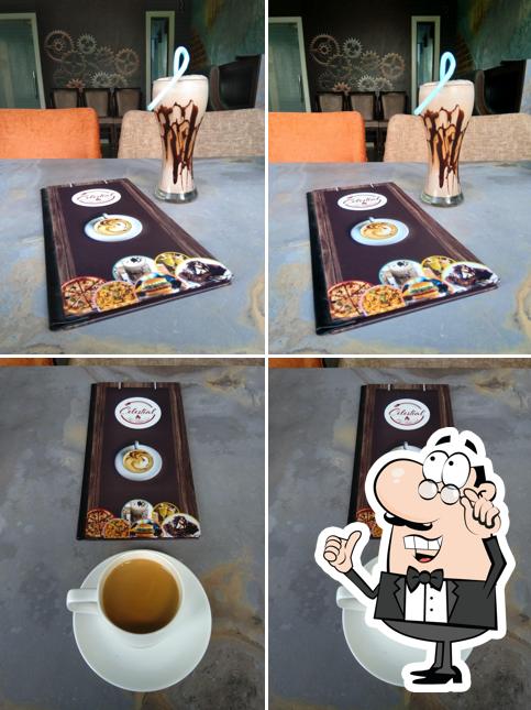 The interior of Celestial Cafe & Restaurant