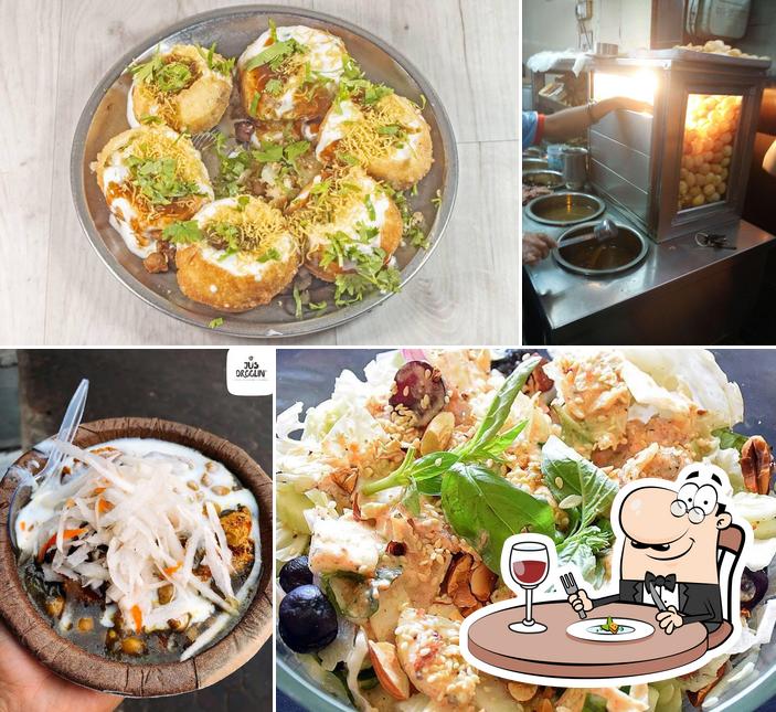 Food at Krishna Chaat Shop