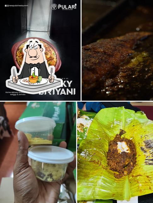 Food at New Pulari Restaurant