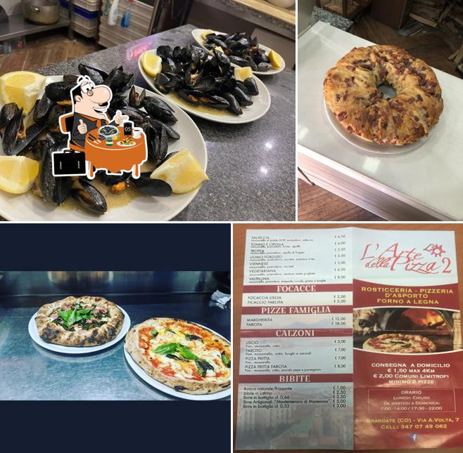 Cozze al Pizzeria L’arte della pizza