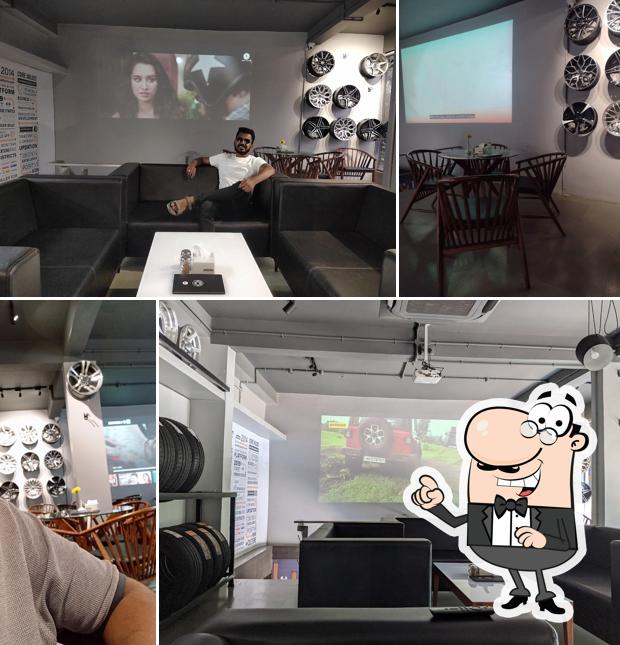 Check out how Cafe Miles by Kisan Tyres looks inside