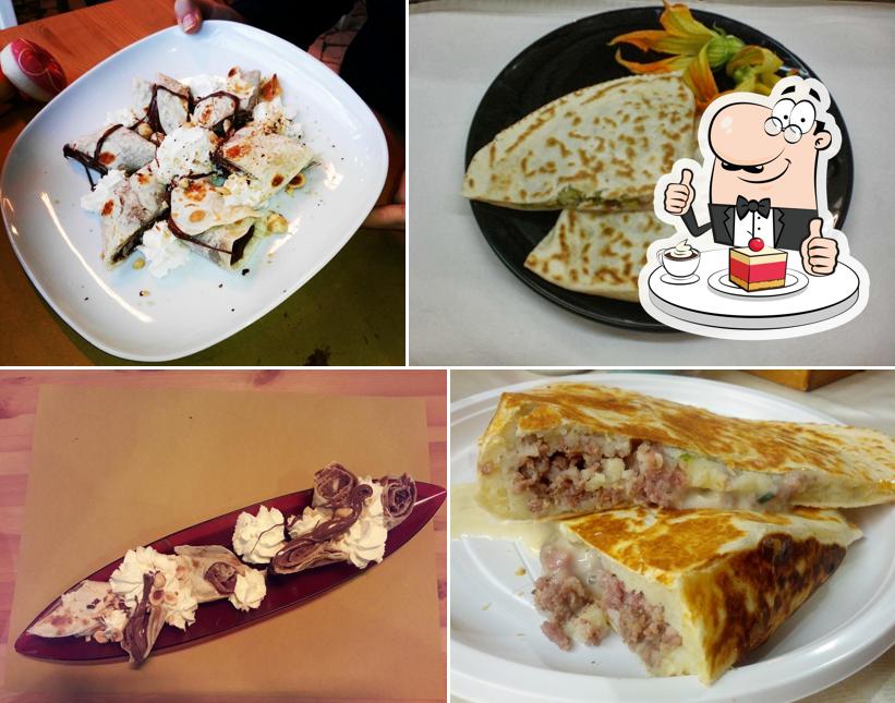 La Piadina Riccionese da Alex propone un'ampia varietà di dessert