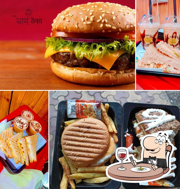 Food at The Chai Theka Durgapuri chowk, Shahdara