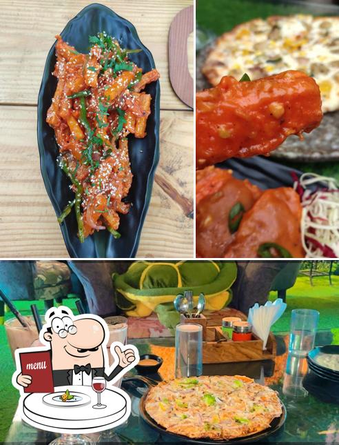 Food at The Jungle Feast Cafe