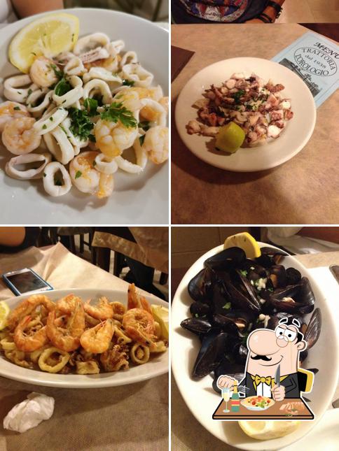 Cibo al Trattoria L'Orologio