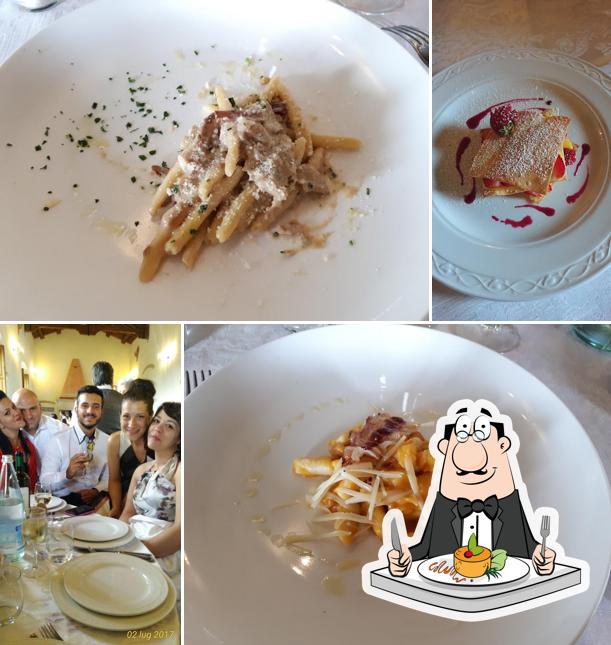 Cibo al Ristorante Palazzo Ducale della Montagnola