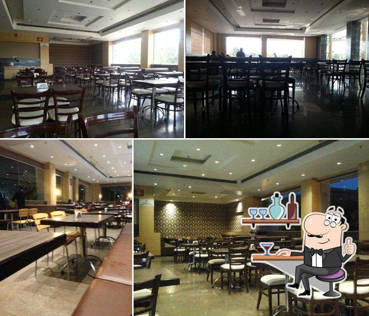 The interior of Sagar Ratna