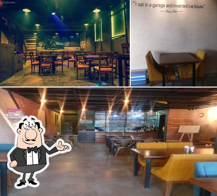 The interior of The Garage