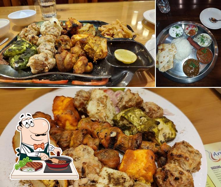 Order meat meals at Aroma Multi Cusine Family Restaurant