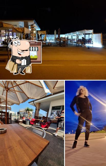Gli esterni di Beach Café