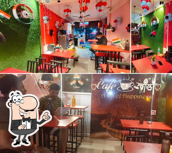 The interior of CAFE ADDA