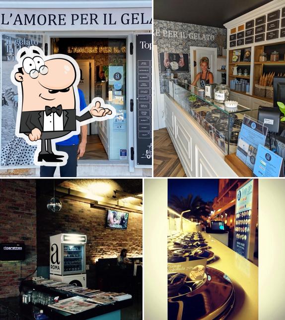 Gli interni di aROMA gelato experience Boutique Hvar