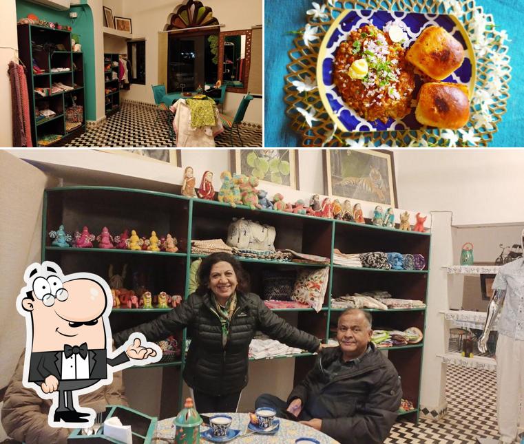 Among different things one can find interior and food at Dhonk Crafts