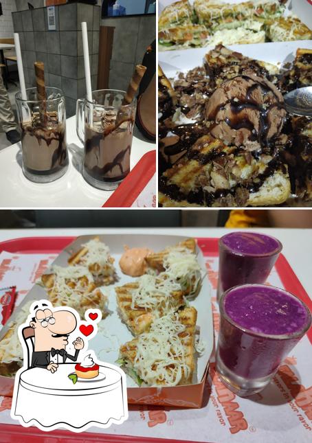 Falahaar serves a selection of desserts