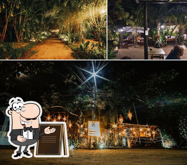 Você pode espairecer no exterior Garden Restaurante e Pizzaria