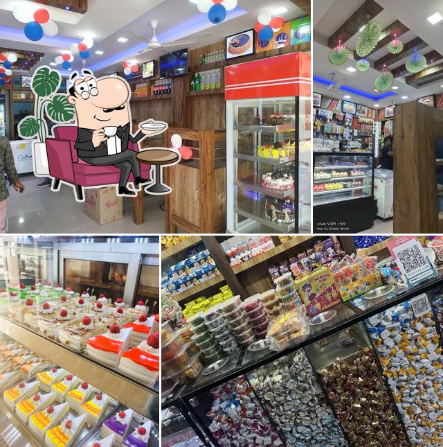 The interior of Golden bakery