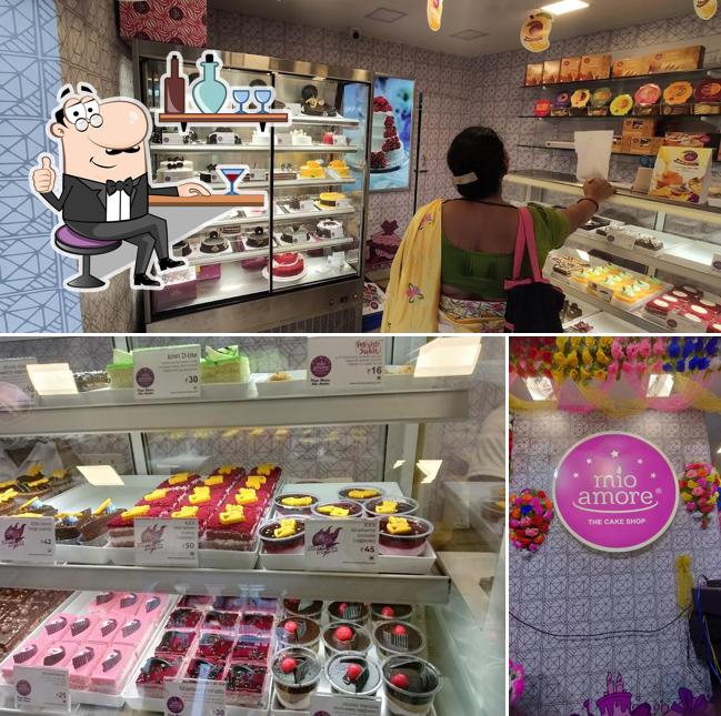 The interior of Mio Amore