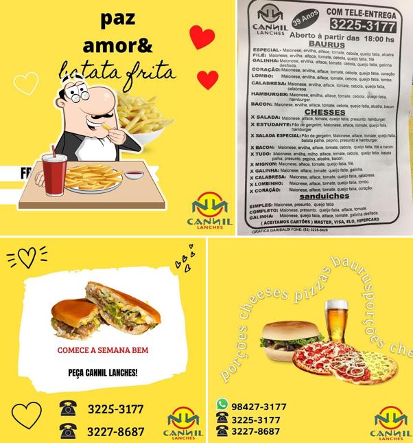 Batata frita em Cannil Lanches