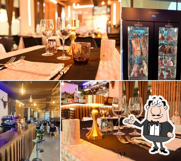 Gli interni di BLACK WOLF Ristorante