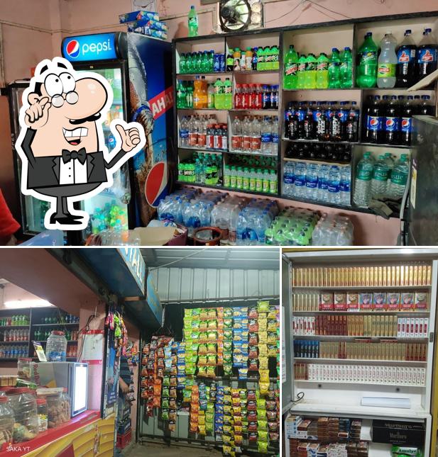 The interior of Babu Tea Stall