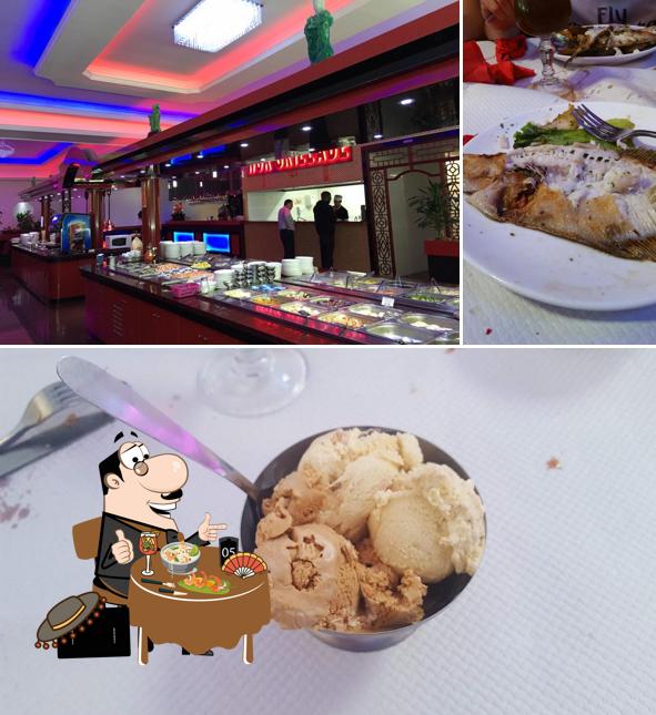 Nourriture à Dragon wok