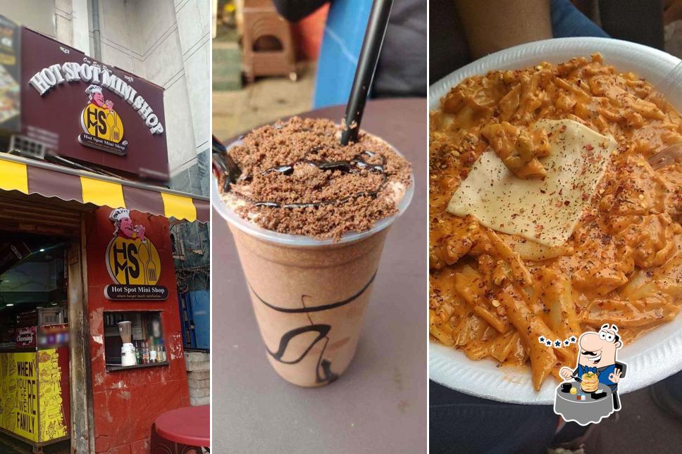 Food at Hot Spot Mini Shop