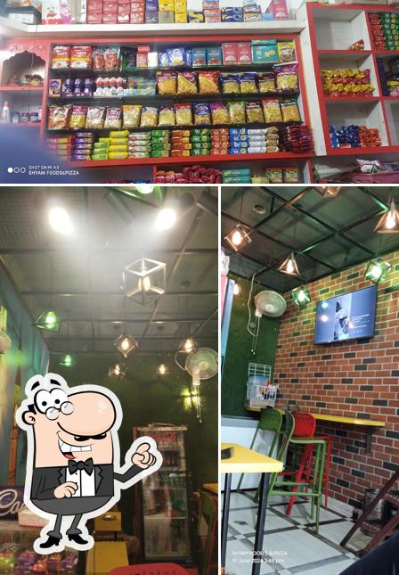 The interior of Shyam foood's& pizza
