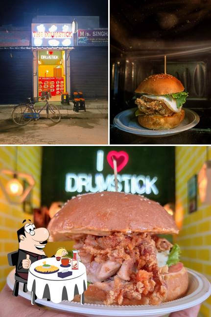 Try out a burger at The Chicken Drumsticks Shivmandir