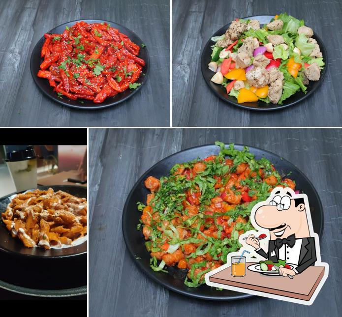 Food at Snuggle House Restaurant