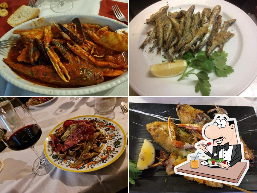 Cibo al Ristorante Vecchia Fano