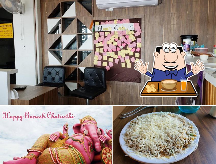 The photo of food and interior at Mom's Cafe Palanpur