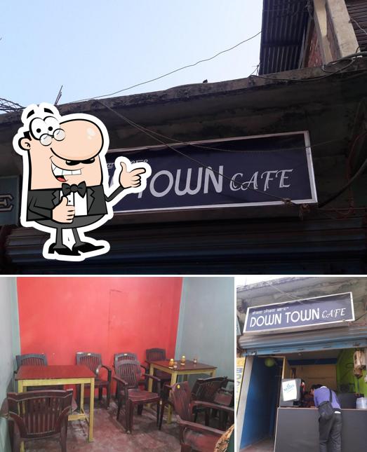 Look at the image of down town cafe