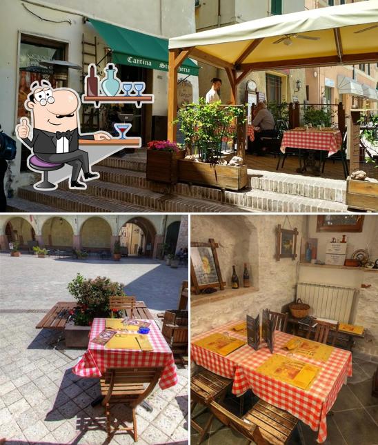 La interni e esterno del ristorante