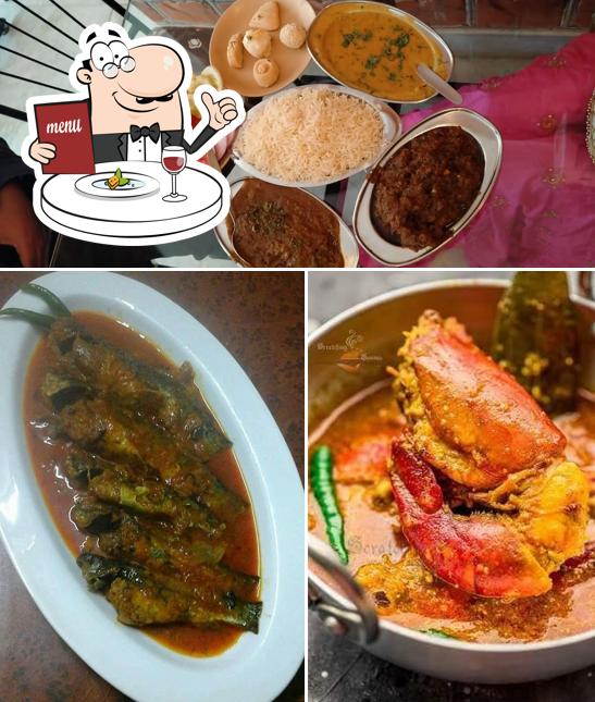 Food at Blue Heaven's Restaurant