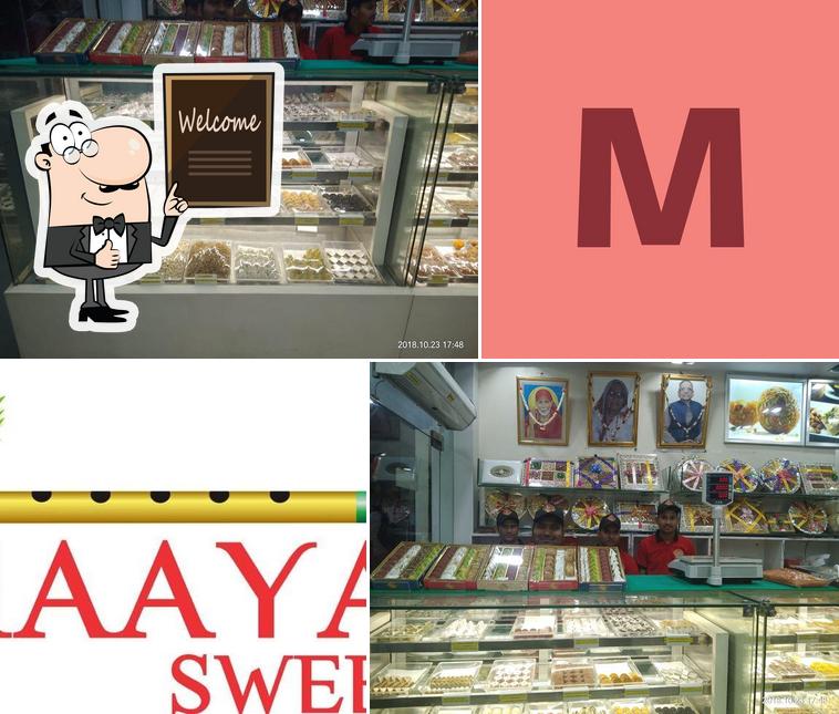 Here's an image of Maayas Sweets