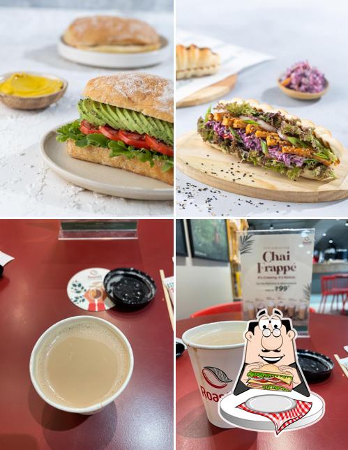 Club sandwich at Roastea - Curated Coffee And Tea Artisans