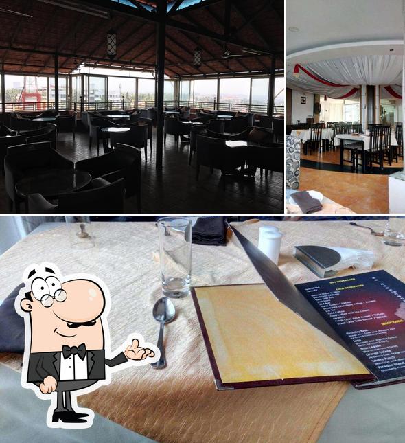 The interior of Trishna Hotels