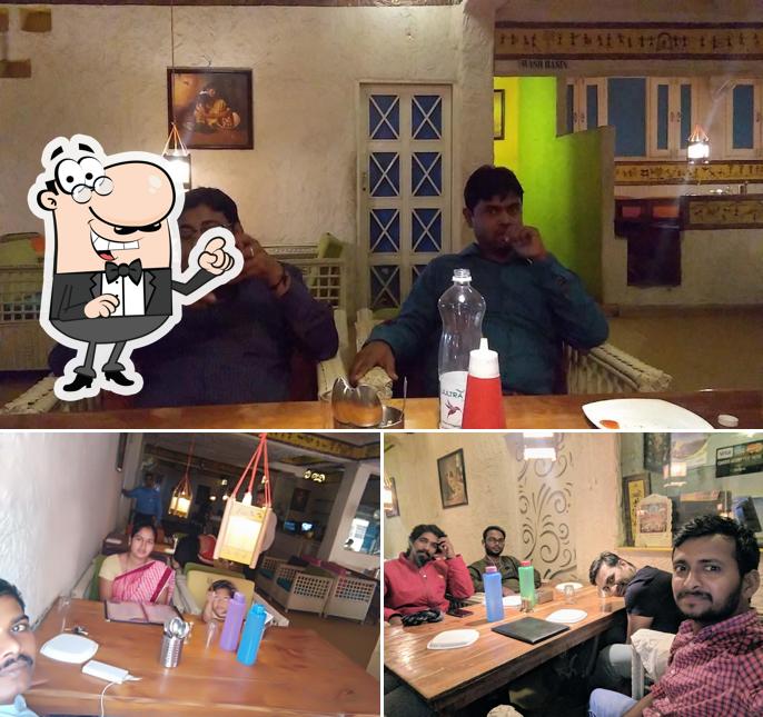 Take a seat at one of the tables at Wada II