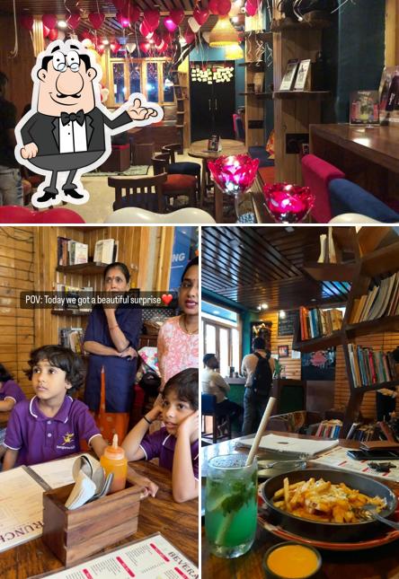 Check out how The Bookmark Cafe looks inside