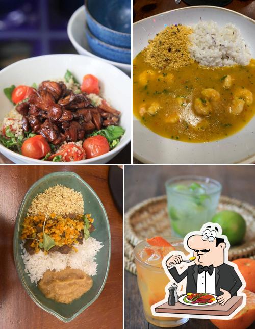 Platos en Zazá Bistrô Café