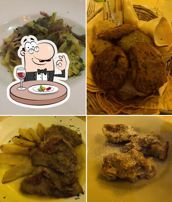 Platti al Osteria del Pegno Roma