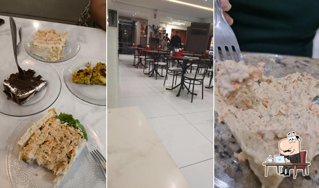 O interior do Padaria Maravilha