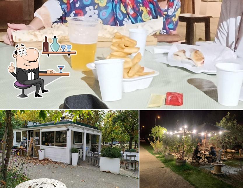 Guarda la foto che raffigura la interni e cibo di Piadineria Le 3 Marie