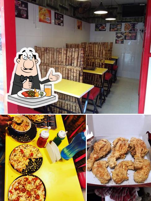 Take a look at the photo depicting food and interior at Pizza Capucino, Tennur