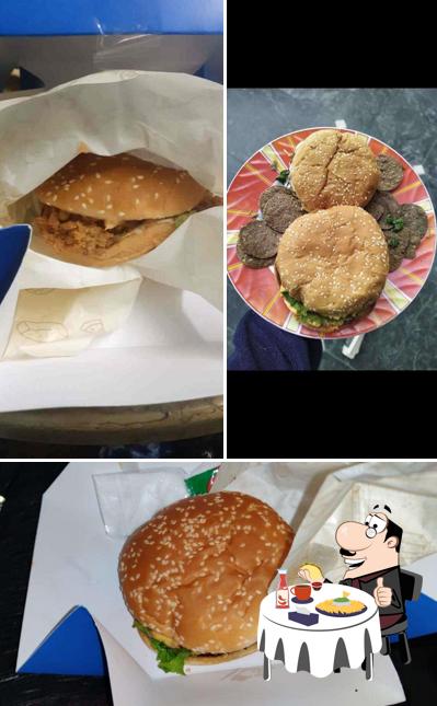 Order one of the burgers served at Captain Grub