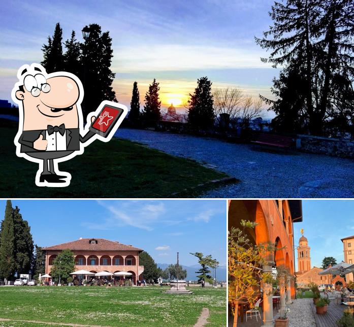 Curiosa tra gli esterni di Casa della Contadinanza