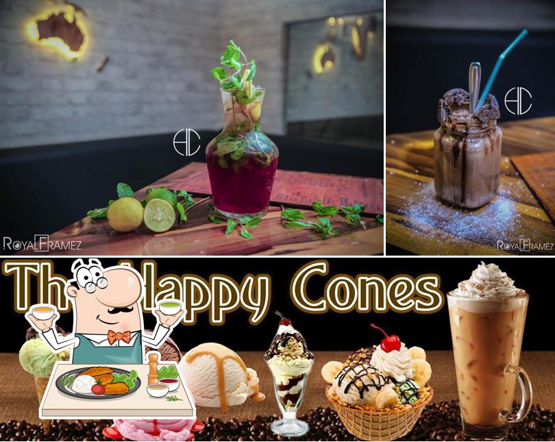 Chocolate mousse at Happy Cones Café